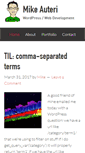 Mobile Screenshot of mikeauteri.com